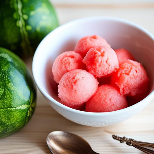 Erfrischendes Wassermelonen-Sorbet – perfekt für heiße Tage