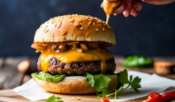 Grill-Cheeseburger mit selbstgemachten Brötchen und Tomaten-Zimt-Ketchup