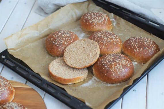 Vollkorn Burger Buns – perfekte gesunde Grundlage für eure Burger